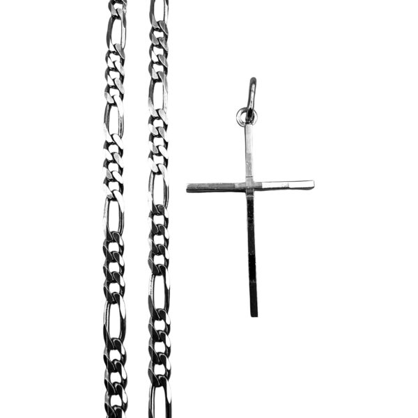 conjunto cruz relieve cadena