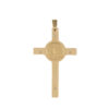 crucifijo grande san benito oro detras