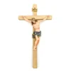 crucifijo madera arce color azul