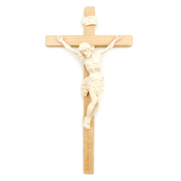 crucifijo madera de arce sin pintar