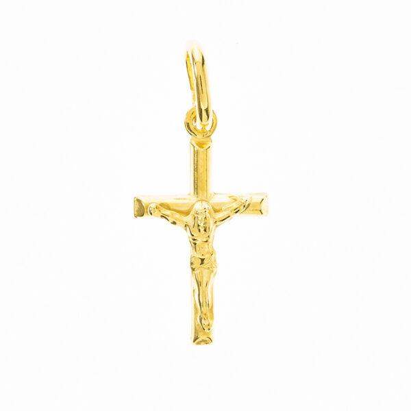 crucifijo mini oro