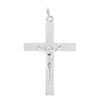 crucifijo sencillo plata
