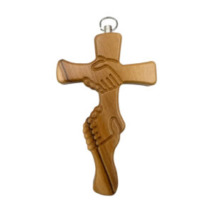 cruz amistad madera