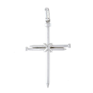 cruz clavos plata