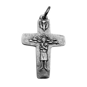 cruz metal buen pastor
