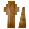 cruz pared via crucis soporte