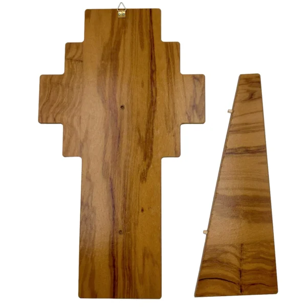 cruz pared via crucis soporte