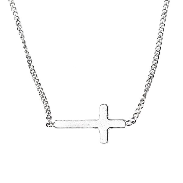 detalle cruz collar fino