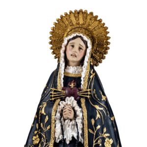detalle figura virgen dolorosa