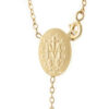 detalle medalla milagrosa reverso rosario 18k