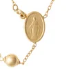 detalle medalla milagrosa verso rosario 18k