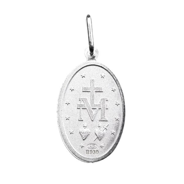 detras medalla virgen milagrosa