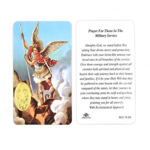 Estampa St. Michael the Archangel amb medalla daurada