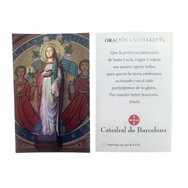 estampa santa lucia