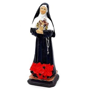 Figura de Santa Rita con rosas, causas imposibles, varios tamaños