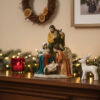figura angel belen resina