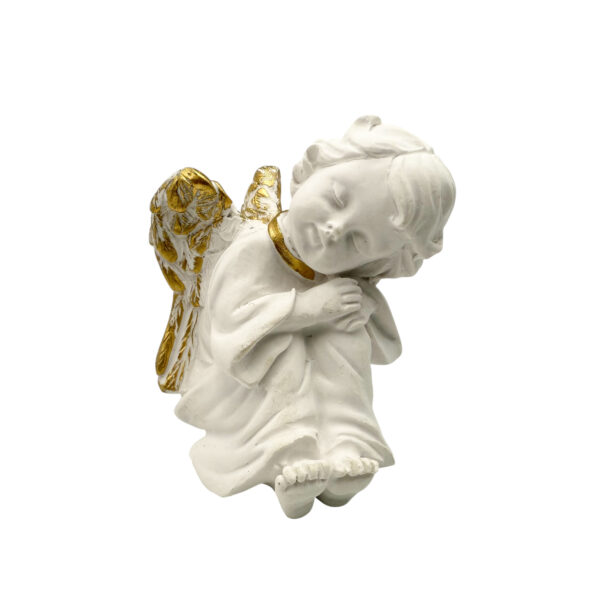 figura angel blanco dormido