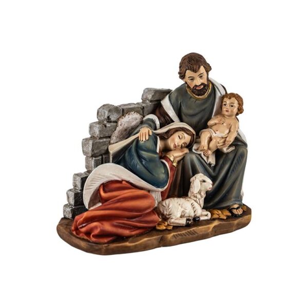 figura belen con virgen dormida 11 cm de costado
