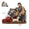 figura belen con virgen dormida 20 cm
