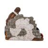 figura belen con virgen dormida 20 cm parte posterior
