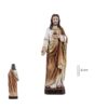 figura corazon jesus efecto madera tamaño mediano