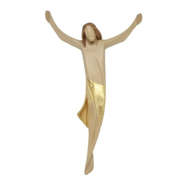 figura cuerpo de cristo dorado