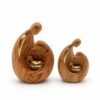 figura estilo organico madera dos modelos
