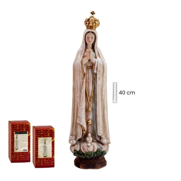 figura fatima madera vieja 40