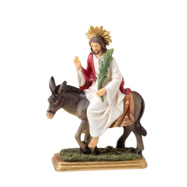figura jesus borriquilla 20cm detalle