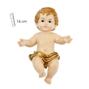 figura jesus pañal oro