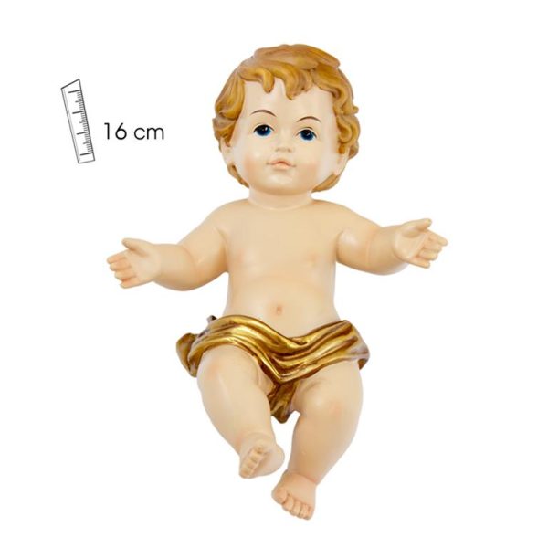 figura jesus pañal oro