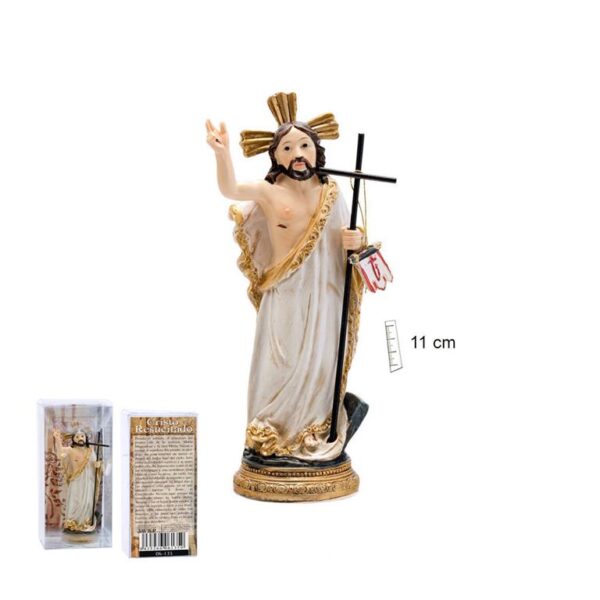 figura jesus resucitado medida once centimetros