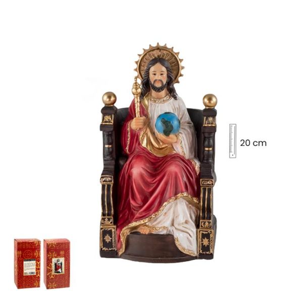 figura jesus rey 20cm