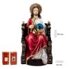 figura jesus rey 44cm