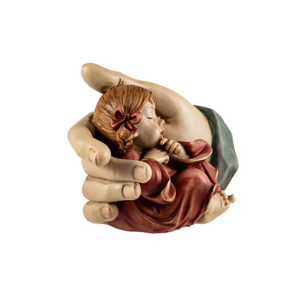 figura mano de dios con nina dormida 3