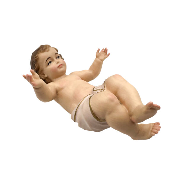 figura niño jesus madera pequeño lado detalle