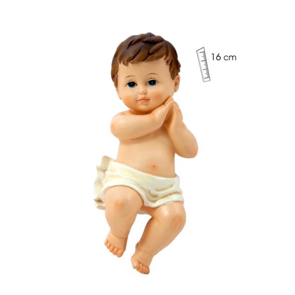 figura niño jesus manos juntas 16cm