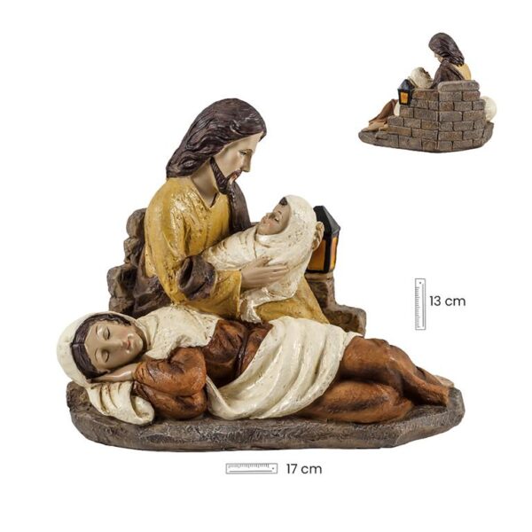 figura sagrada familia virgen dormida