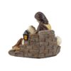figura sagrada familia virgen dormida reverso