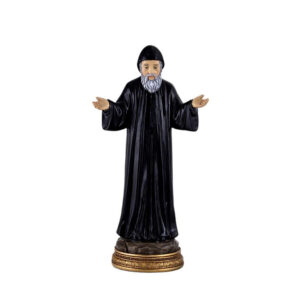 Figura san Charbel, resina pintada a mano, varias medidas