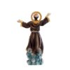 figura san francisco nubes detras