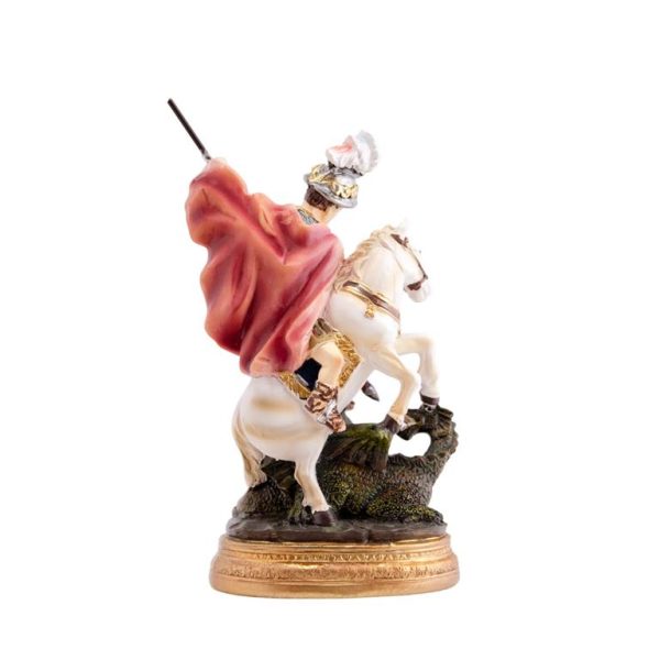 figura san jorge 12cm detras