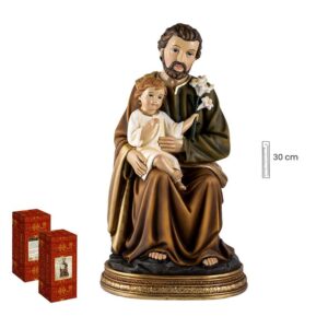 Figura san jose sentado 30cm