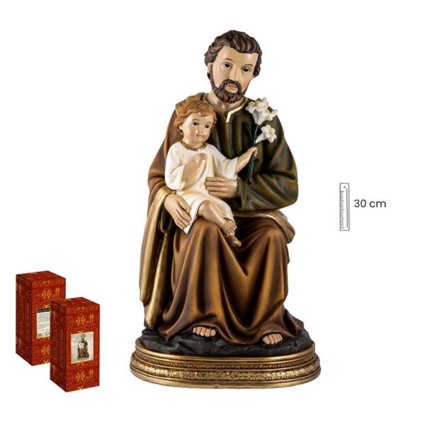 Figura san jose sentado 30cm