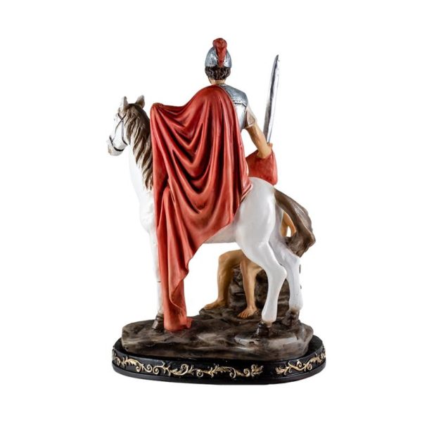 figura san martín a caballo de espaldas