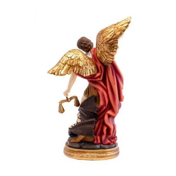 figura san miguel balanza 30cm detras