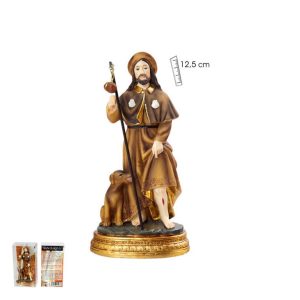 figura san roque 13 cm