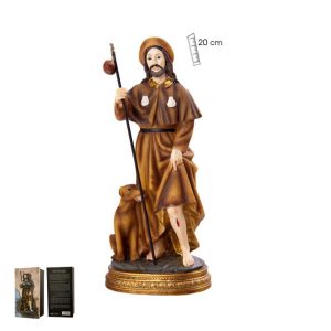figura san roque 20cm