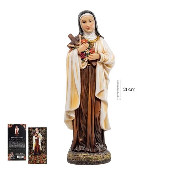 figura santa teresa de couderc 21 cm