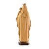 figura virgen carmen efecto madera 20cm detras
